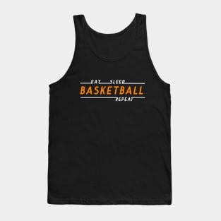 EAT SLEEP basketball REPEAT Tank Top